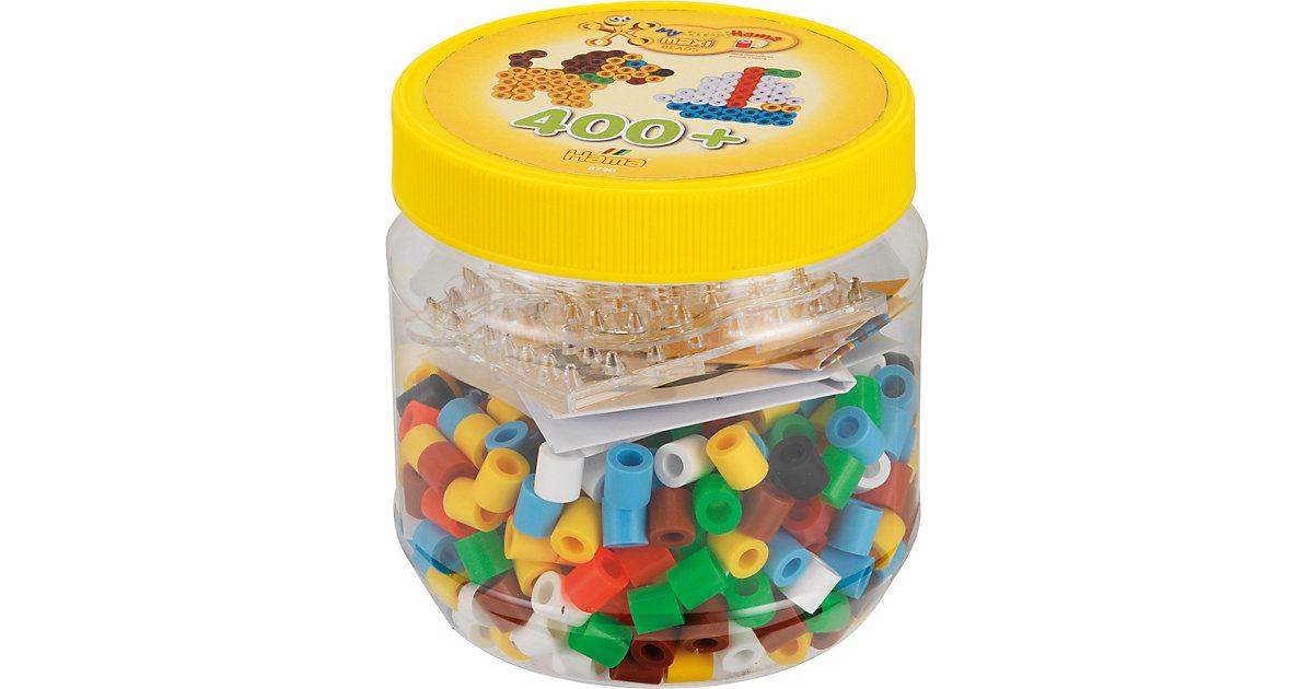 HAMA 8790 Dose gelb mit 400 maxi-Perlen & Zubehör HAMA 8790 Dose gelb mit 400 maxi-Perlen & Zubehör von Hama Perlen