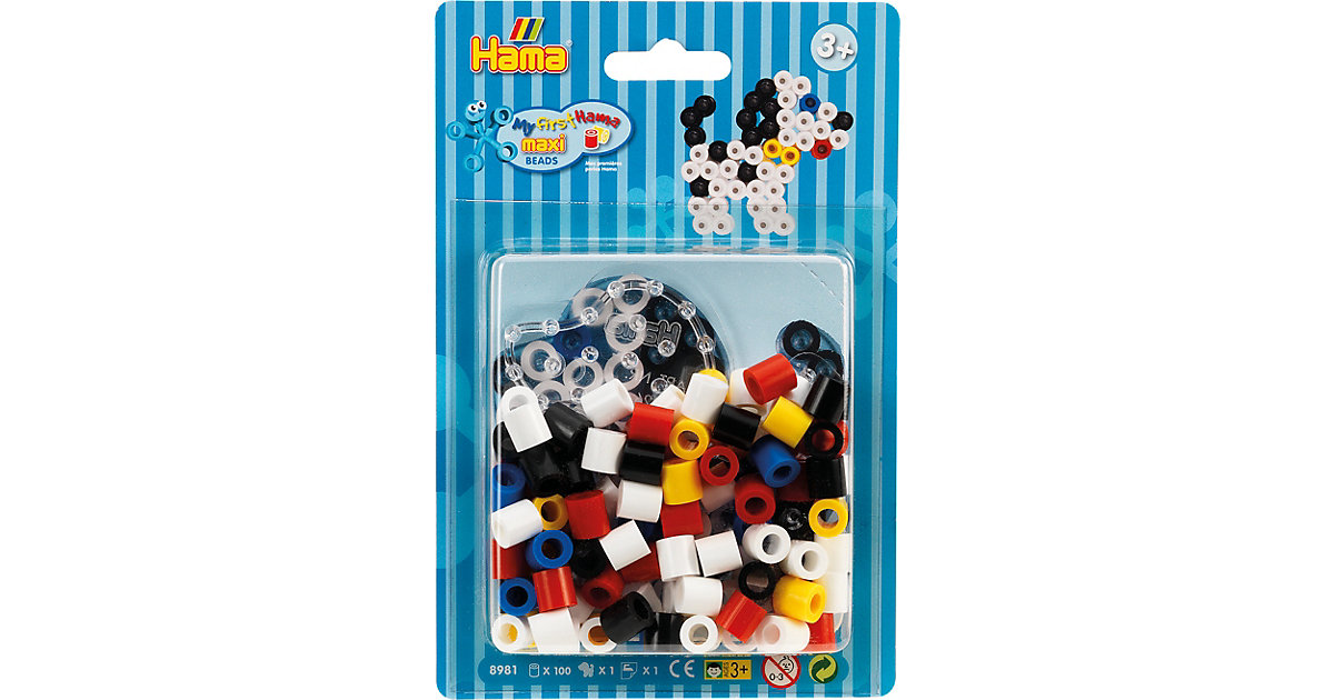 HAMA 8981 Blister Hund, 100 maxi-Perlen & Zubehör HAMA 8981 Blister Hund, 100 maxi-Perlen & Zubehör von Hama Perlen