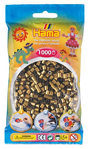 Hama 207-63 - Bügelperlen, 1000 Stück, bronze von Hama Perlen