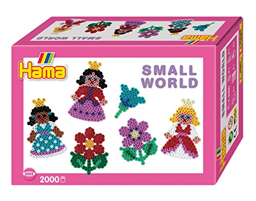 Hama 3505 - Geschenkpackung Kleine Welt Prinzessin und Blumen, ca. 2000 Bügelperlen und 2 Stiftplatten Hama 3505 - Geschenkpackung Kleine Welt Prinzessin und Blumen, ca. 2000 Bügelperlen und 2 Stiftplatten von Hama