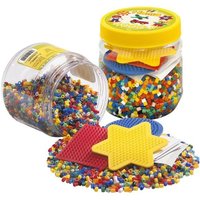 Hama Dose gelb+farbige Platten 4000Stü Hama Dose gelb+farbige Platten 4000Stü von Hama Perlen