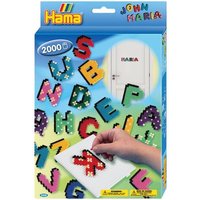 Hama Geschenkpackung Buchstaben, gr. Stiftplatte mit ca. 2000 Bügelperlen Hama Geschenkpackung Buchstaben, gr. Stiftplatte mit ca. 2000 Bügelperlen von Hama Perlen