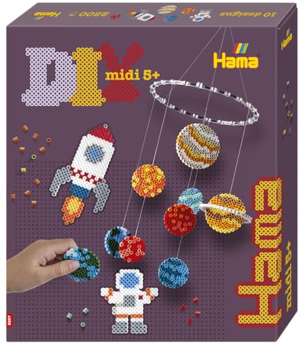 HAMA Bügelperlen midi Weltraum 2500 Stück Geschenkpackung von Hama