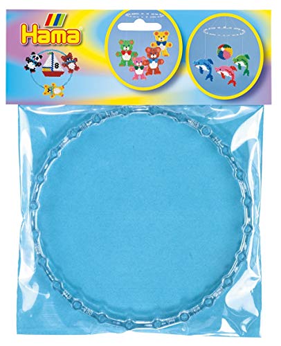 Hama Perlen 491 Mobile Ring mit Durchmesser 18 cm für Motive aus Bügelperlen, 2 Stück in transparent, Zubehör, kreativer Bastelspaß für Groß und Klein Hama Perlen 491 Mobile Ring mit Durchmesser 18 cm für Motive aus Bügelperlen, 2 Stück in transparent, Zubehör, kreativer Bastelspaß für Groß und Klein von Hama