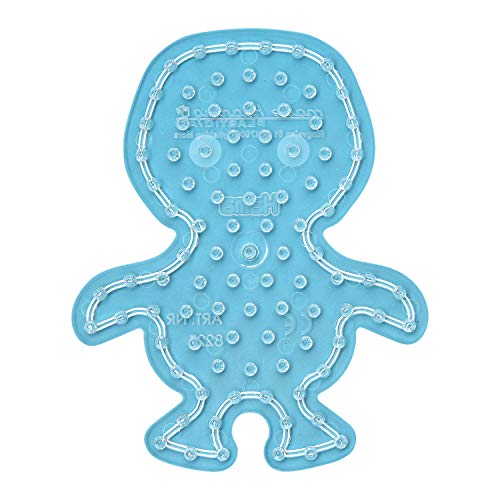 Hama Perlen 8227 Stiftplatte Pinguin für Maxi Bügelperlen mit Durchmesser 10 mm in transparent, ca. 14 x 11,5 cm, kreativer Bastelspaß für Groß und Klein von Hama
