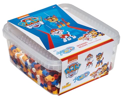 Hama Perlen 8752 Bügelperlen Paw Patrol, Geschenkbox mit ca. 900 Maxi-Perlen, 10 mm Durchmesser, für Kinder ab 3 Jahren von Hama Perlen