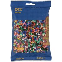 Hama The Original Beads, volltonfarben, 3000 Stück Hama The Original Beads, volltonfarben, 3000 Stück von Hama Perlen