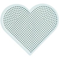 Herzförmige Stiftplatte (Miniperlen) von Hama Perlen