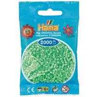 Mini-Perl. 2000St. Past-grün von Hama Perlen