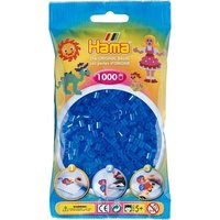 Perlen 1000 Stück Transparent Blau Perlen 1000 Stück Transparent Blau von Hama Perlen