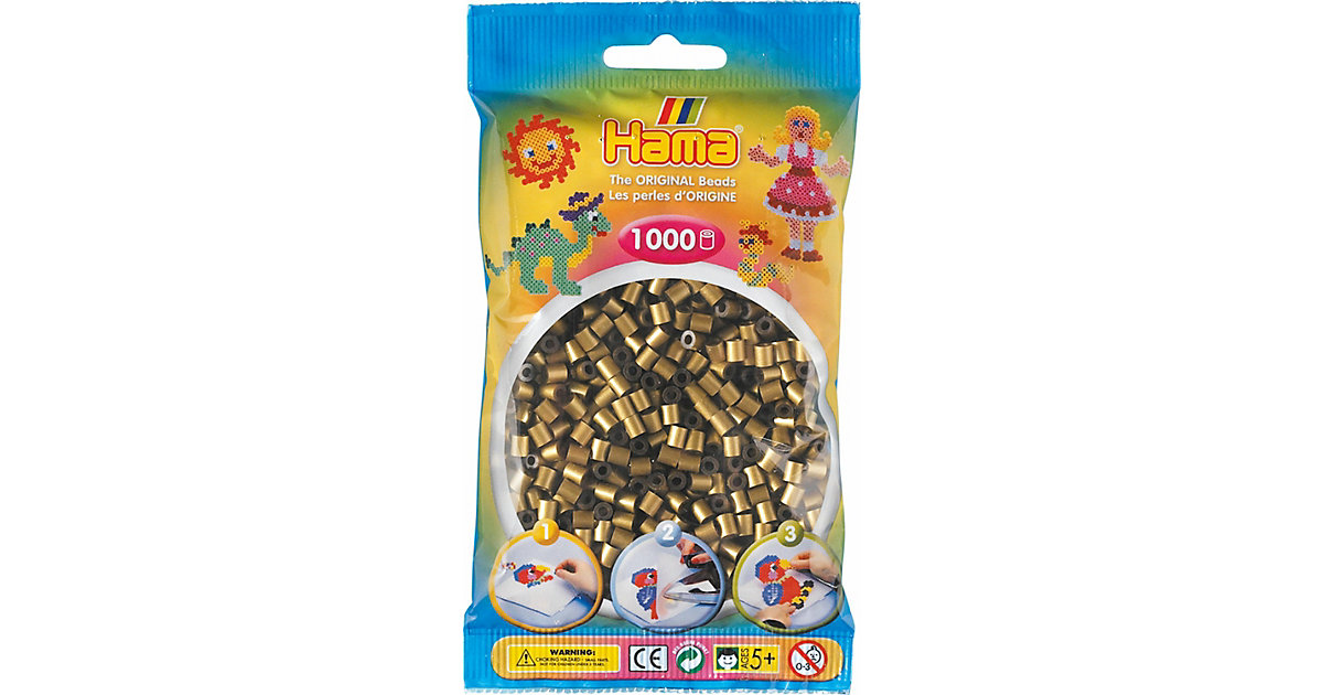 HAMA 207-63 Beutel midi-Perlen, 1.000 Stück, bronze HAMA 207-63 Beutel midi-Perlen, 1.000 Stück, bronze von Hama Perlen