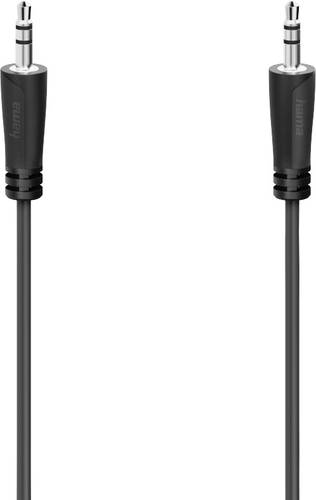 Hama 00205116 Klinke Audio Anschlusskabel [1x Klinkenstecker 3.5mm - 1x Klinkenstecker 3.5 mm] 5m Sc von Hama