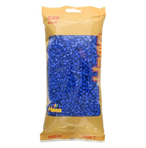Hama 0644049 - Bügelperlen, 6000 Stück, blau von Hama