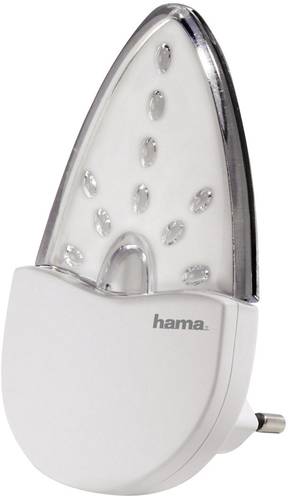 Hama 113960 LED-Nachtlicht Oval LED Bernstein Weiß von Hama