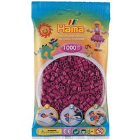 Hama 207-82 - Bügelperlen Midi, ca. 1000 Perlen in Pflaume von Dan Import