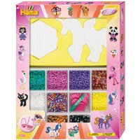 Hama 3071 - Bügelperlen, Super Geschenkset (pink), 7200 Midi-Perlen und Zubehör von Hama