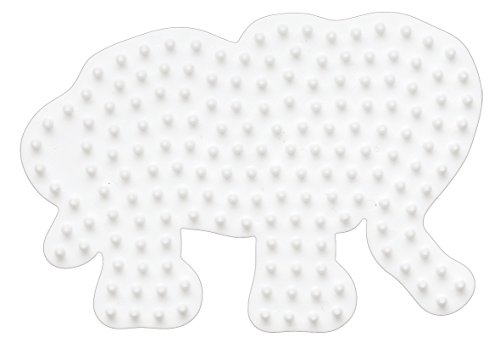 Hama 319 319-Bügelperlen Stiftplatten, Kleiner Elefant von ボーネルンド