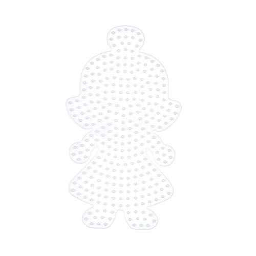 Hama – 330 – Loisirs Créatifs – Plaque en Forme de poupée Pour des perles à repasser Taille Midi – Plaque Blanche Hama – 330 – Loisirs Créatifs – Plaque en Forme de poupée Pour des perles à repasser Taille Midi – Plaque Blanche von Hama