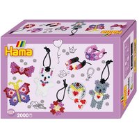 Hama 3508 - Bügelperlen, Geschenkpackung Modeschmuck, 2000 Midi-Perlen und Zubehör von Malte Haaning Plastic A/s