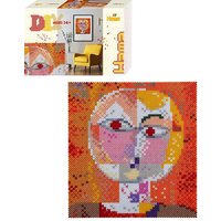 Hama 3609 - Geschenkpackung DIY midi Art 14+, Motivvorlage Paul Klee, mit ca. 10.000 Bügelperlen und Zubehör von Hama