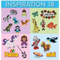 Hama 399-18 - Heft Inspiration Nr. 18, für Bügelperlen Midi von Hama