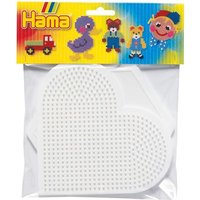 Hama 4454 - Stiftplatten für Midi-Bügelperlen, Herz/Sechseck, 2 Stück Hama 4454 - Stiftplatten für Midi-Bügelperlen, Herz/Sechseck, 2 Stück von Hama