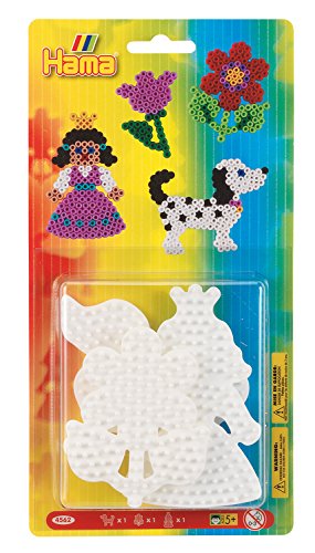 Hama 4562 - Stiftplatten klein Sortiment, Hund, Blume und Prinzessin von Hama