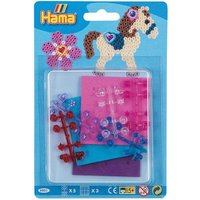 Hama 4901 - Zubehörset für Midi Bügelperlen um Perlenmotive zu verzieren (Strass-Juwelen, Moosgummi) von Hama