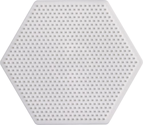 Hama – 594 – Freizeit Kreative Montageplatte sechseckig für Perlen Bügeleisen Mini von Hama