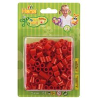 Hama 8505 - Perlen, Bügelperlen Maxi, 250 Stück, rot von Malte Haaning Plastic A/s