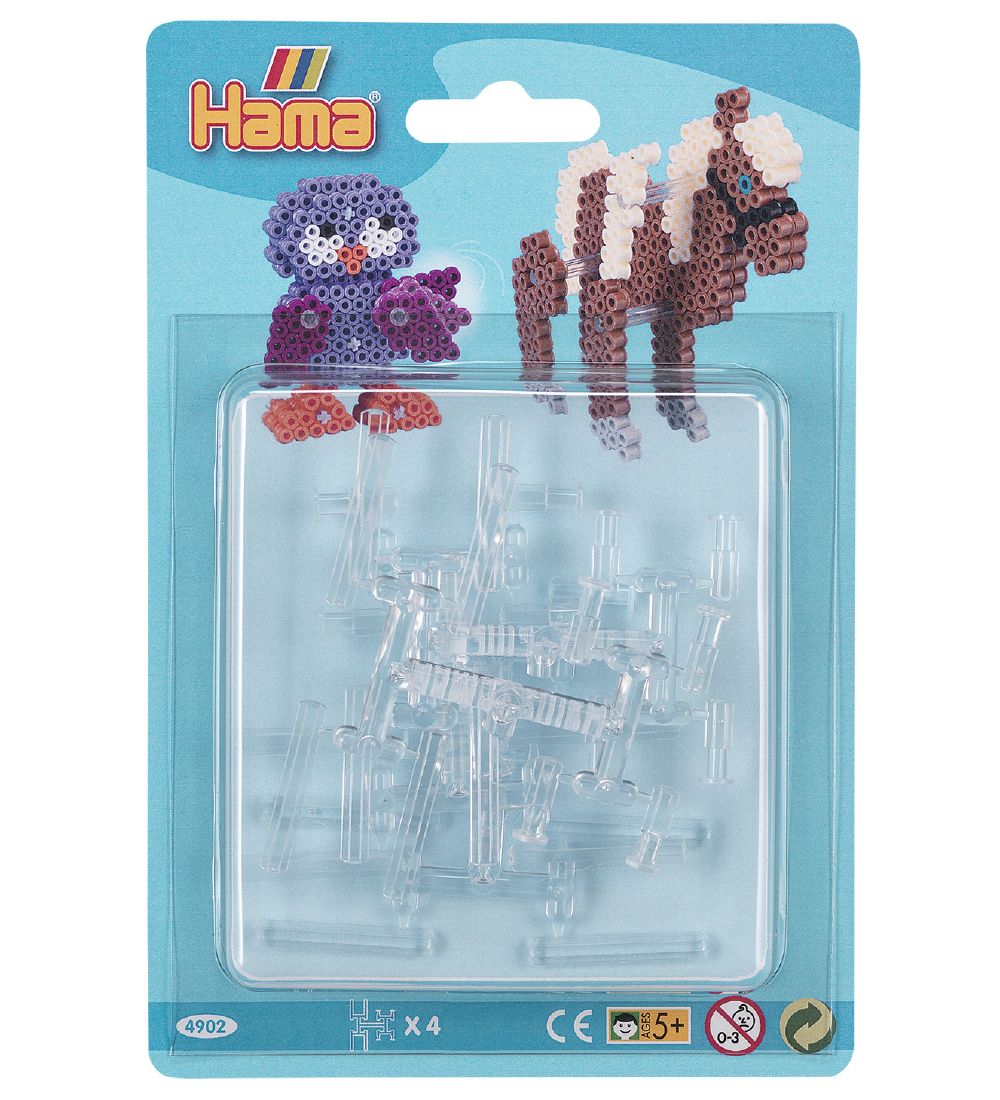 Hama Anschlüsse - 4 st. - Transparent - Hama - One Size - Perlen von Hama