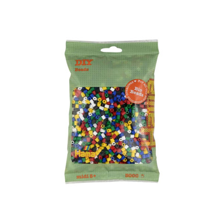 Hama BIO Midi Perlen 191-198 6 Farben Mix 198 - 3000Stück von Hama