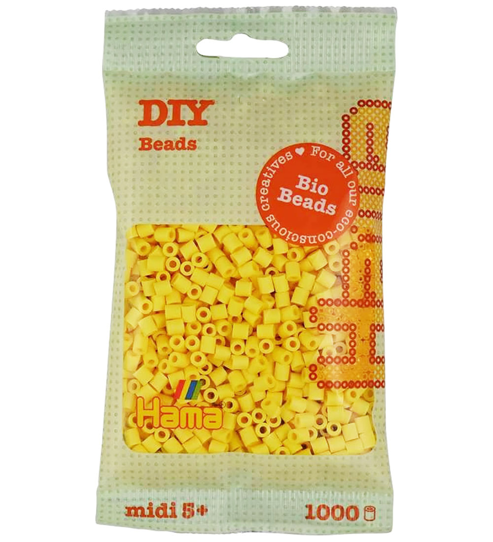 Hama Bio Midi Perlen - 1000 st. - 103 Hellgelb - Hama - One Size - Perlen von Hama