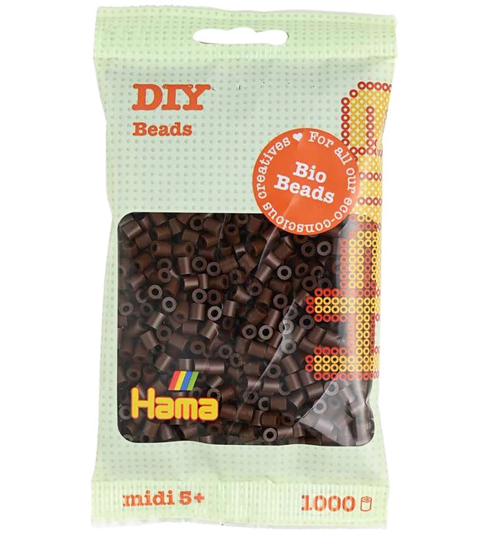 Hama Bio Midi Perlen - 1000 st. - 12 Braun - Hama - One Size - Perlen von Hama
