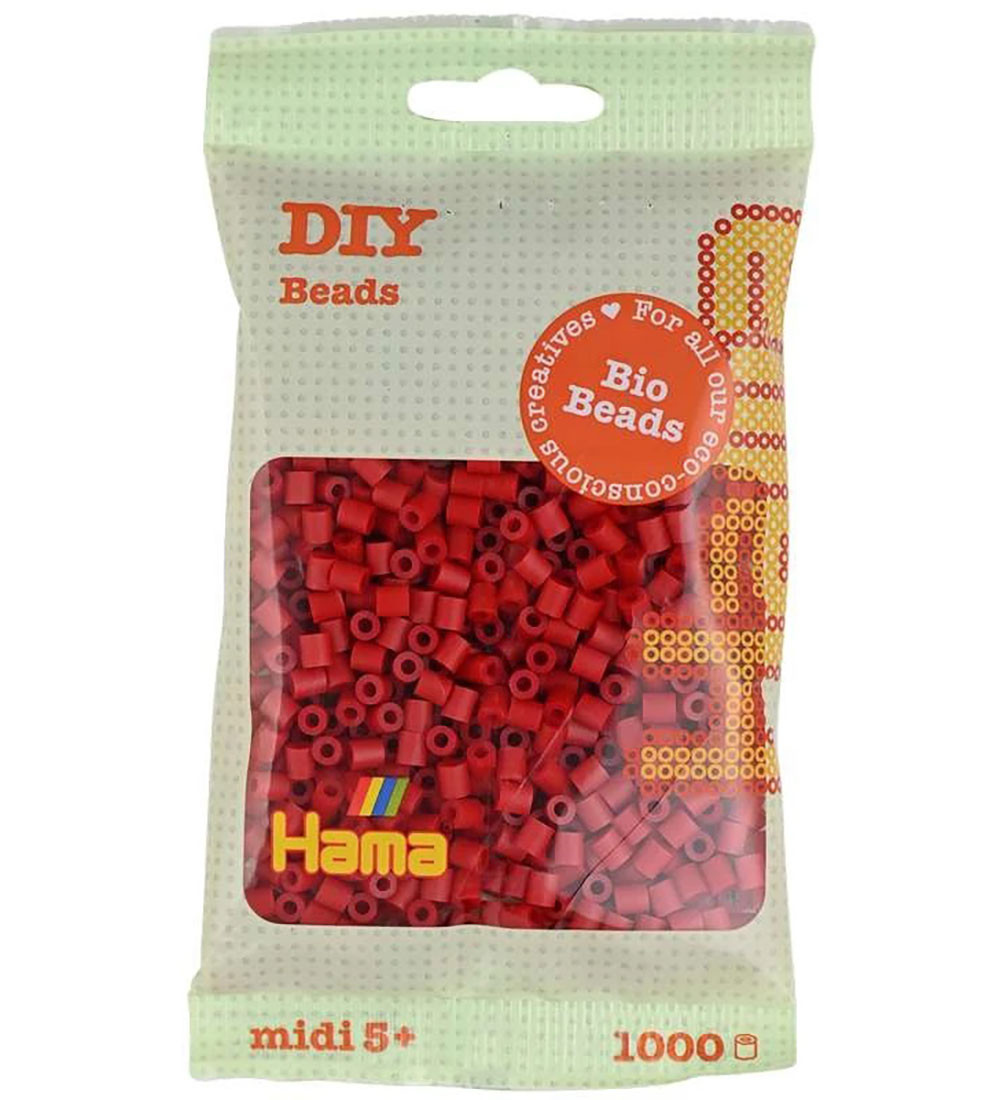 Hama Bio Midi Perlen - 1000 st. - 22 M Wüstenrot - Hama - One Size - Perlen von Hama