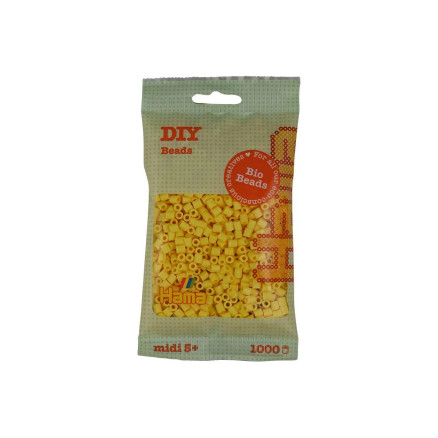 Hama Bio Midi Perlen 190-03 Hellgelb - 1000Stück von Hama