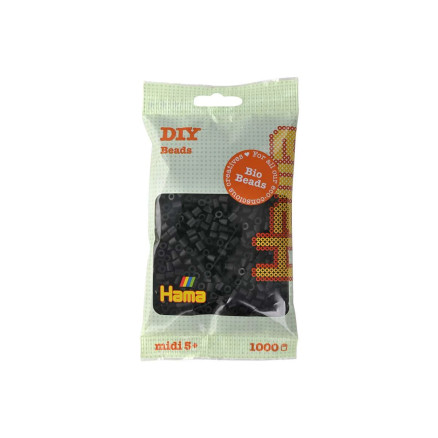Hama Bio Midi Perlen 190-18 Schwarz - 1000Stück von Hama
