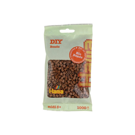 Hama Bio Midi Perlen 190-76 Nougat - 1000Stück von Hama