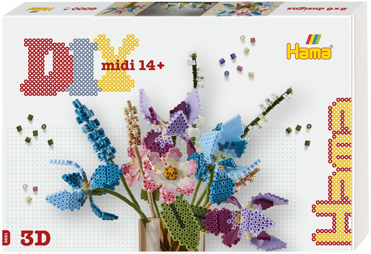 Hama Blumenstrauß Perlenset 6000 Teile Hama Blumenstrauß Perlenset 6000 Teile von Hama