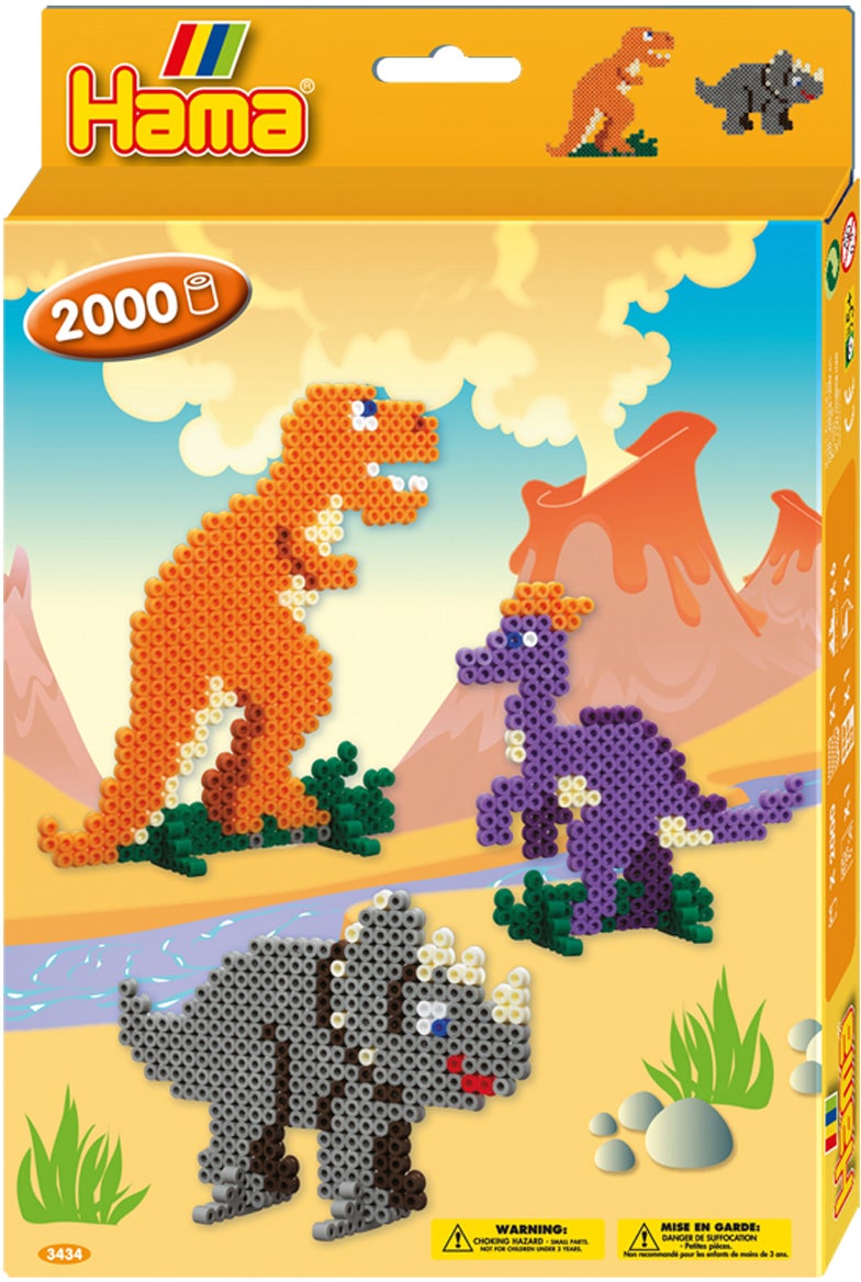 Hama Dinosaurier Perlenset 2000 Teile Hama Dinosaurier Perlenset 2000 Teile von Hama