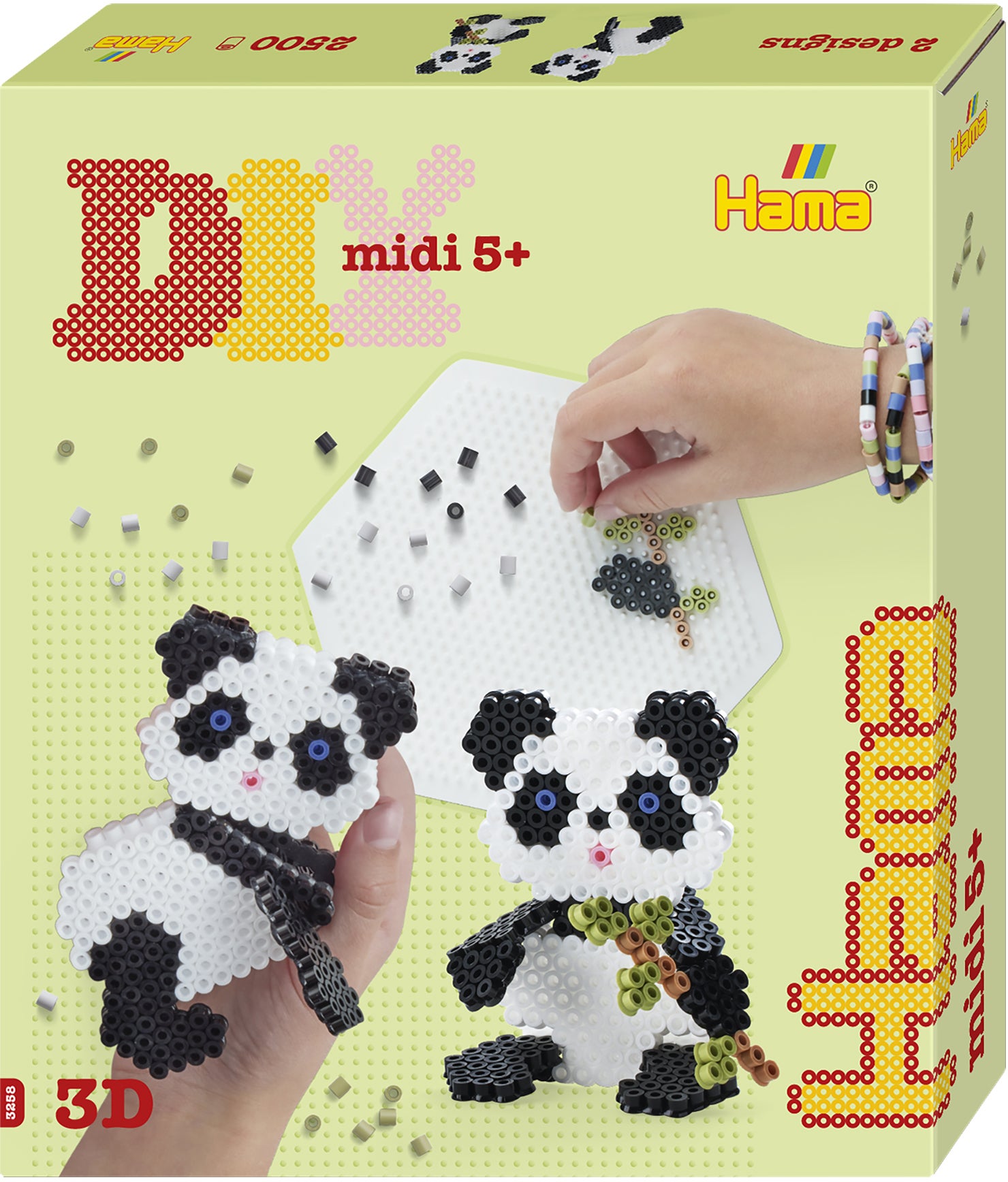Hama Geschenkbox 3D Panda Perlenset 2500 Teile Hama Geschenkbox 3D Panda Perlenset 2500 Teile von Hama