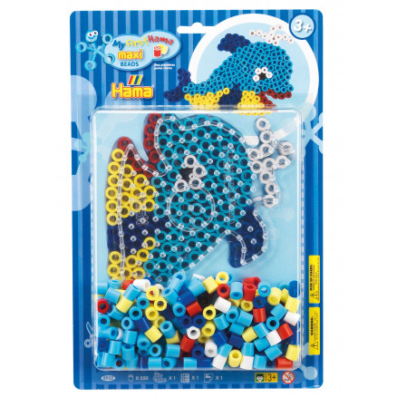 Hama Maxi 250 Bügelperlen 8932 Walfisch von Hama