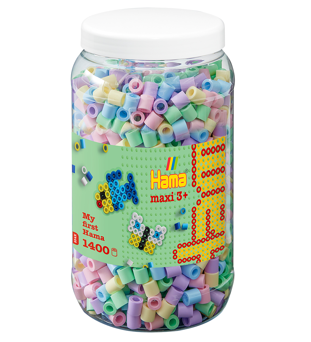Hama Maxi Perlen - 1400 st. I Eimer - Mix 52 - Hama - One Size - Perlen Hama Maxi Perlen - 1400 st. I Eimer - Mix 52 - Hama - One Size - Perlen von Hama