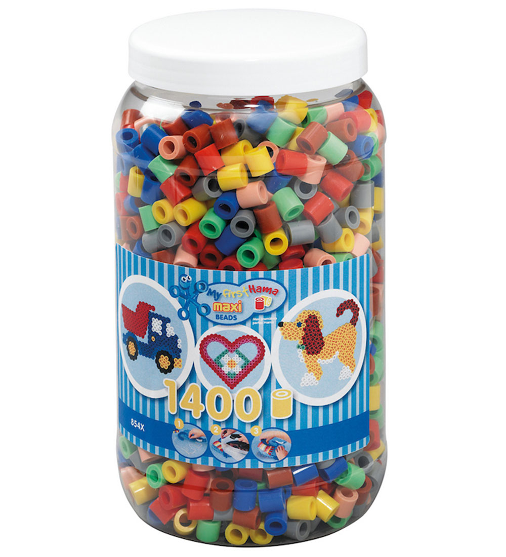 Hama Maxi Perlen - 1400 st. - Mix 69 - Hama - One Size - Perlen Hama Maxi Perlen - 1400 st. - Mix 69 - Hama - One Size - Perlen von Hama