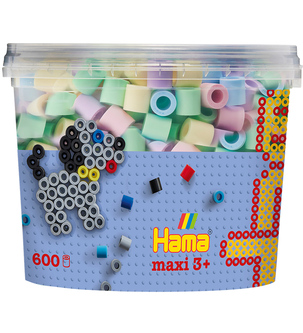 Hama Maxi Perlen - 600 st. I Eimer - Mix 52 - Hama - One Size - Perlen Hama Maxi Perlen - 600 st. I Eimer - Mix 52 - Hama - One Size - Perlen von Hama