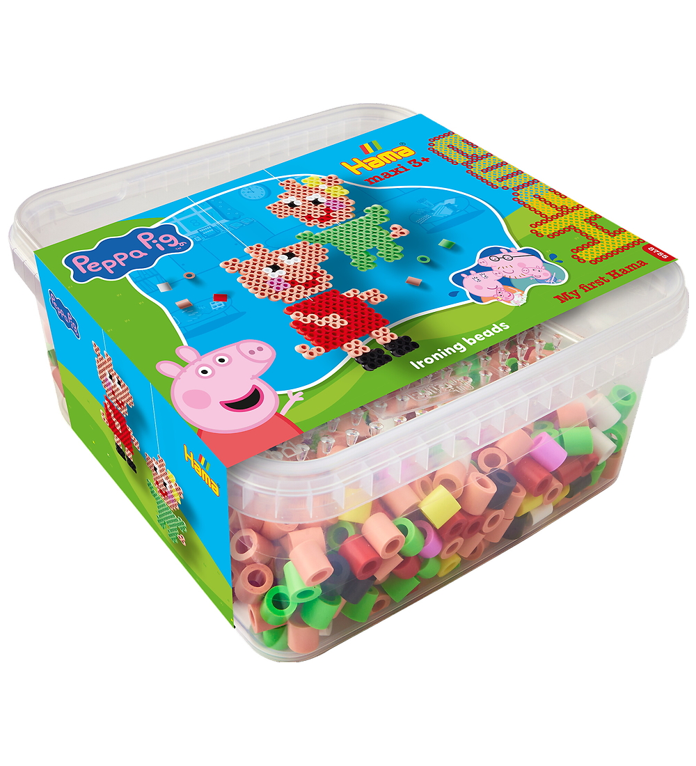 Hama Maxi Perlen - Peppa Wutz + Kleine Schwester Evie - 900 st. - Hama - One Size - Perlen Hama Maxi Perlen - Peppa Wutz + Kleine Schwester Evie - 900 st. - Hama - One Size - Perlen von Hama