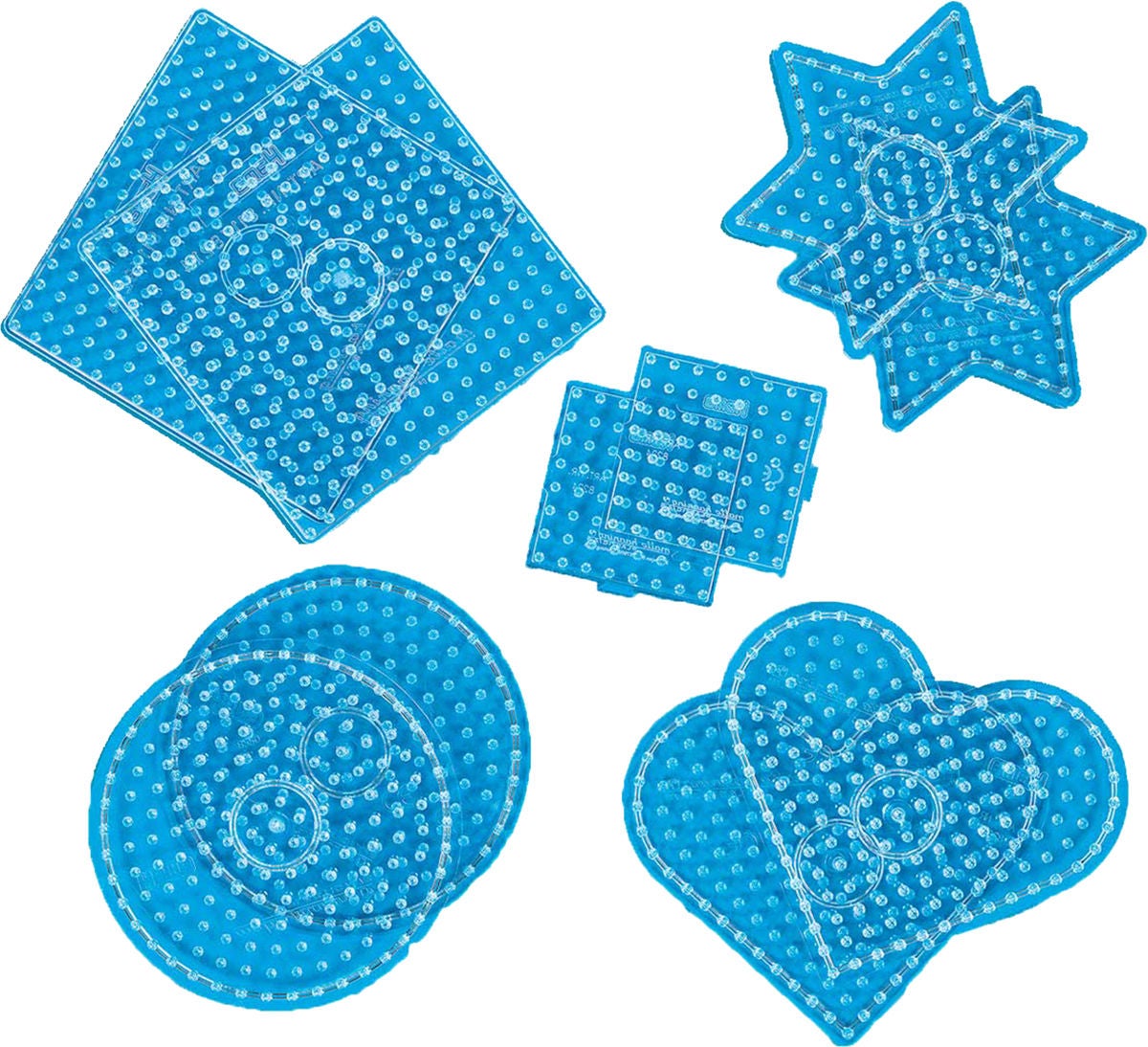 Hama Maxi Perlenplatten 10er-Pack Geometrische Formen von Hama