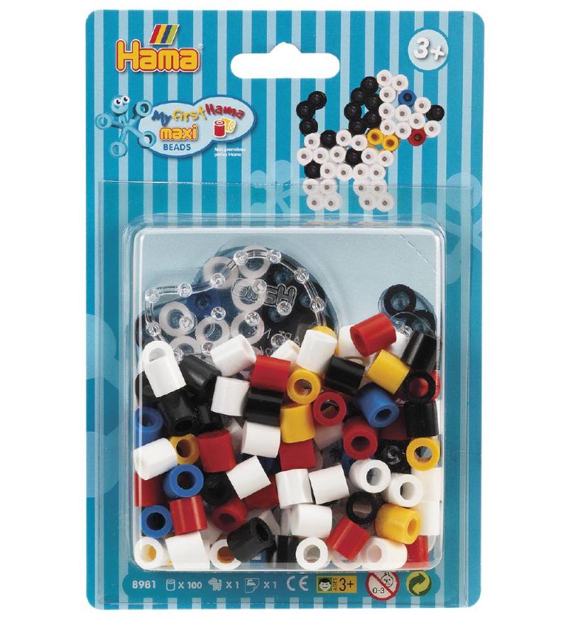 Hama Maxi Perlenset - 100 st. - Hund - Hama - One Size - Perlen Hama Maxi Perlenset - 100 st. - Hund - Hama - One Size - Perlen von Hama