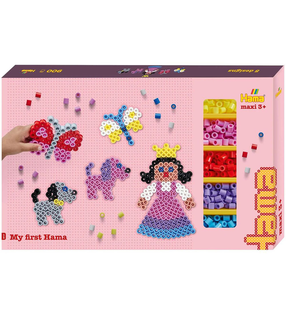 Hama Maxi Perlenset - 900 st. + 3 Platten - Prinzessin - Hama - One Size - Perlen Hama Maxi Perlenset - 900 st. + 3 Platten - Prinzessin - Hama - One Size - Perlen von Hama