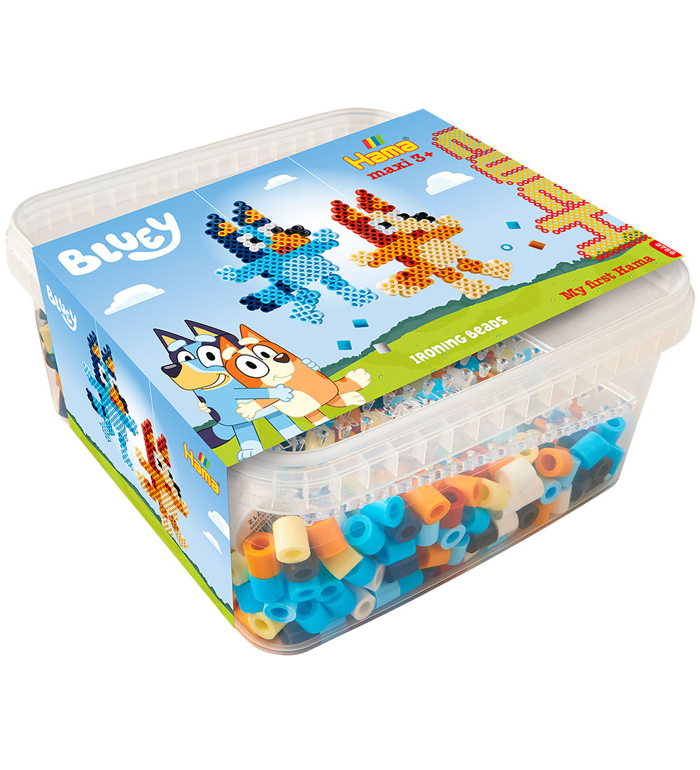 Hama Maxi Perlenset - Bluey - 900 st. - Hama - One Size - Perlen Hama Maxi Perlenset - Bluey - 900 st. - Hama - One Size - Perlen von Hama